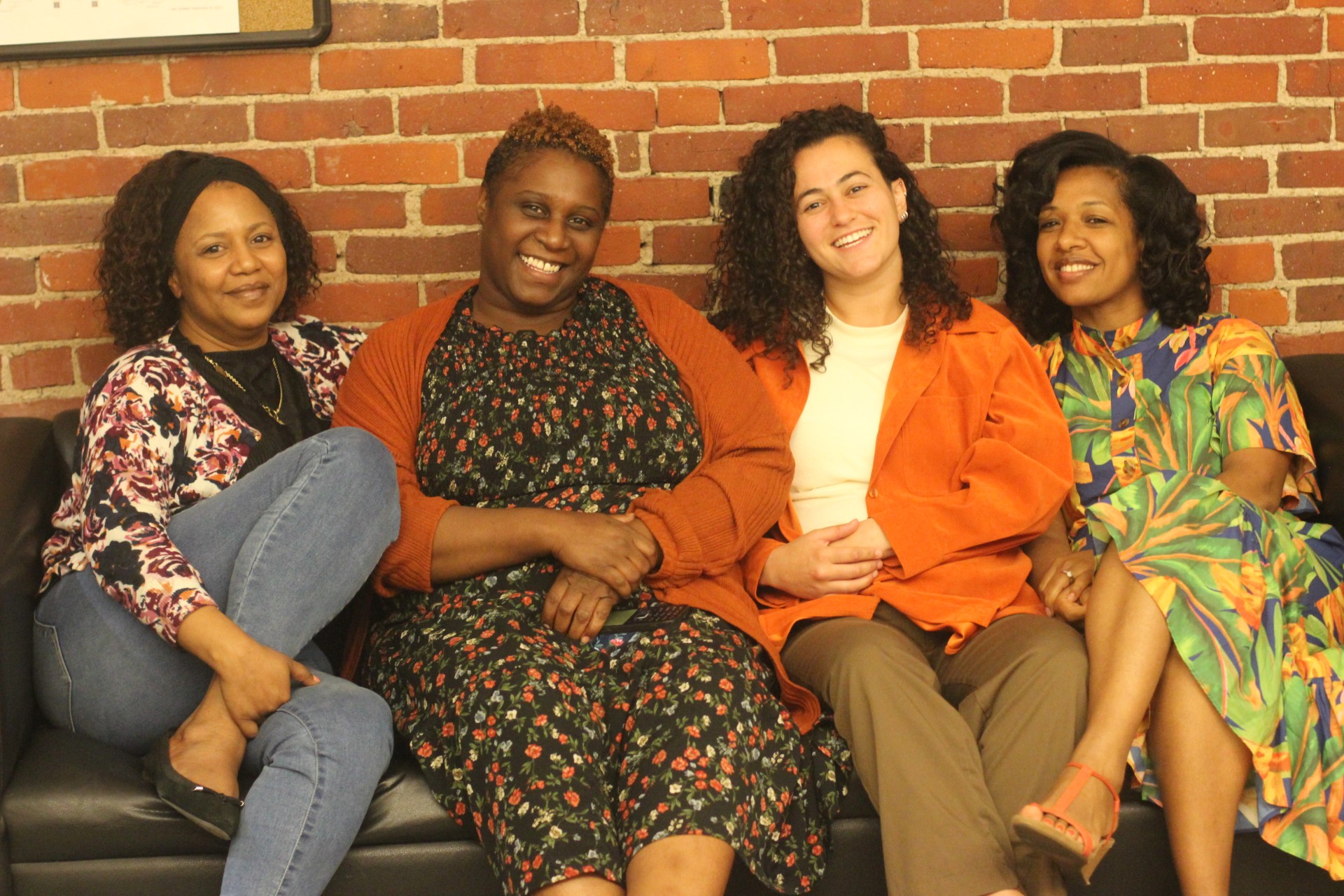 DN Coordinator Samara Murrell and DN’s Lida Griffin, Dana Grotenstein, and Eden Wagayehu CCTV digital navigators